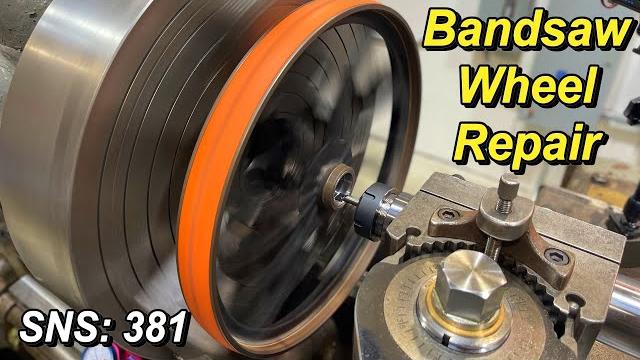 Bandsaw wheel repair- sns 381 Bandsaw wheel repair- sns 381