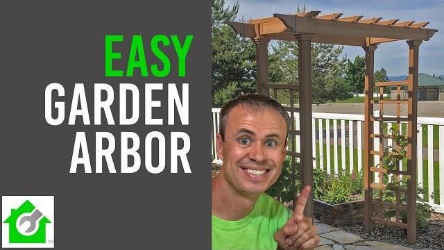How to install a garden arbor How to install a garden arbor