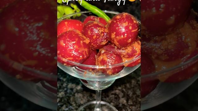 Spicy and tangy plum️️#recipe #viralshorts #viralplzz #ytshorts #plum #masala #weightloss Spicy and tangy plum️️#recipe #viralshorts #viralplzz #ytshorts #plum #masala #weightloss