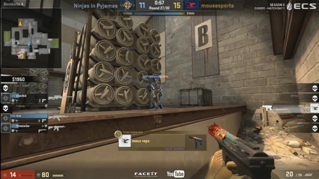 Ropz 1v3 clutch to win map vs nip Ropz 1v3 clutch to win map vs nip