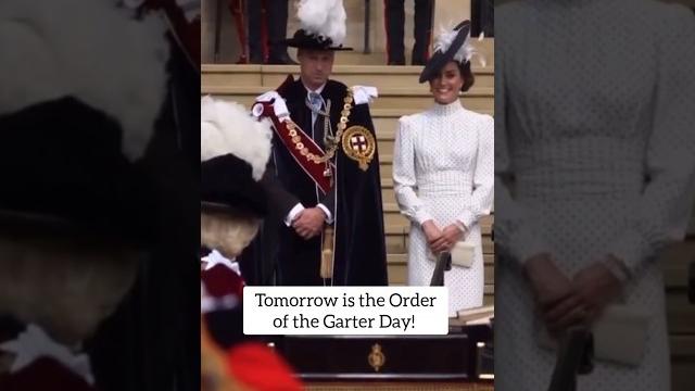 It's order of the garter day tomorrow! #shorts It's order of the garter day tomorrow! #shorts