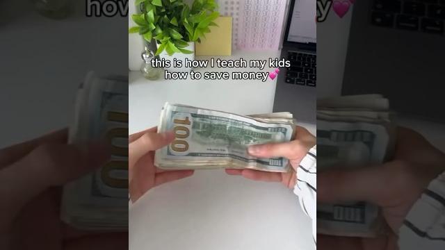 This is how i teach my kids how to save money This is how i teach my kids how to save money