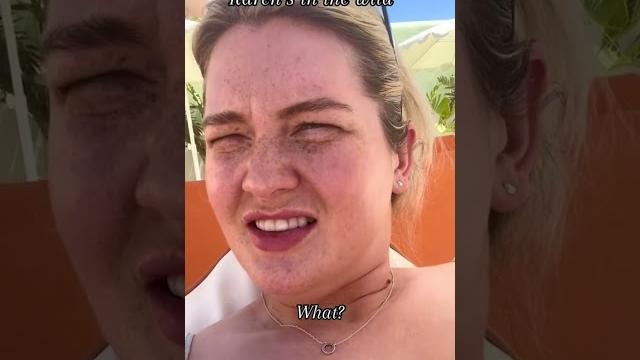 She had a problem with my bikini She had a problem with my bikini