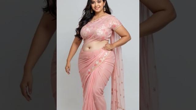 Saree in bloom: beauty in soft pink elegance Saree in bloom: beauty in soft pink elegance