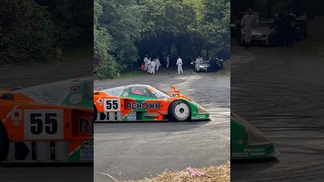 The legendary mazda 787b 4-rotor engine sounds insane! #shorts The legendary mazda 787b 4-rotor engine sounds insane! #shorts