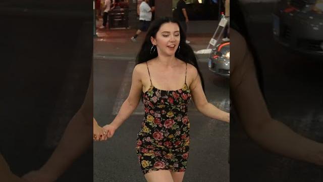 Can she run in high heels? Can she run in high heels?