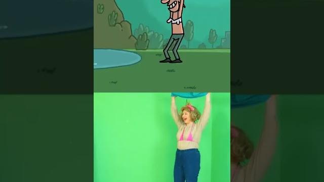 Naked girl - funny cartoon parody #short Naked girl - funny cartoon parody #short