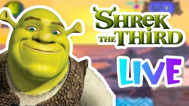 Playing shrek the third gba + smm2 live Playing shrek the third gba + smm2 live