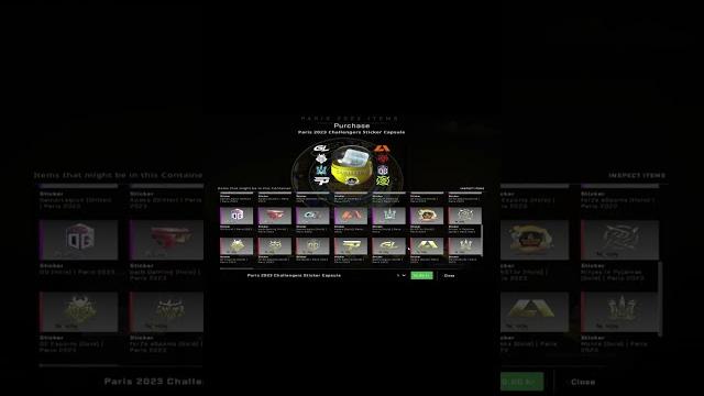 New paris major stickers New paris major stickers