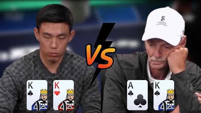 Kk中葫芦都弃牌? 老爷子也忒狠了吧!!| 德州扑克 Kk中葫芦都弃牌? 老爷子也忒狠了吧!!| 德州扑克