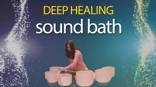 Sound healing with crystal bowls - sound bath by michelle berc Sound healing with crystal bowls - sound bath by michelle berc