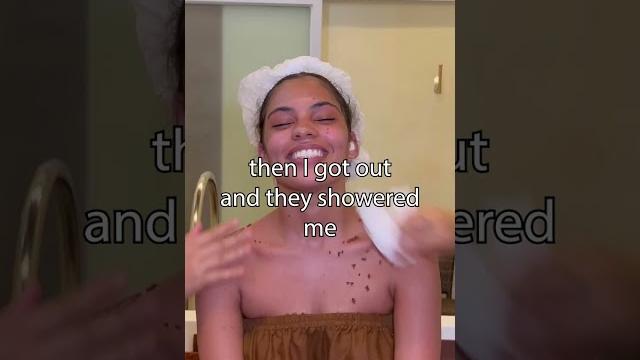 Asmr: i tried a volcanic sand bath to lose weight! #shorts Asmr: i tried a volcanic sand bath to lose weight! #shorts