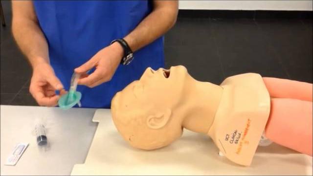 Laryngeal mask airway insertion Laryngeal mask airway insertion