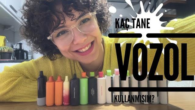 Kaç tane vozol kullanmişim? Kaç tane vozol kullanmişim?
