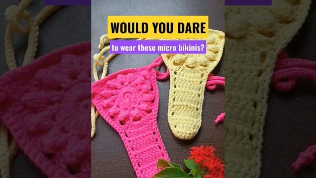 Crochet micro bikinis (would you dare to wear?) Crochet micro bikinis (would you dare to wear?)
