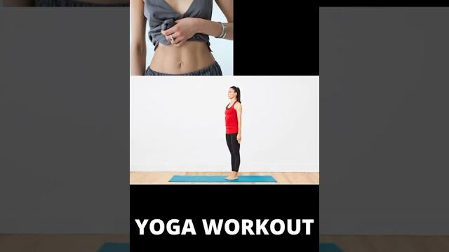 Yoga workout Yoga workout