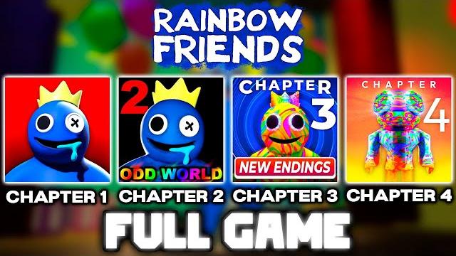 Rainbow friends: chapter 1, 2, 3, 4 - (full walkthrough) - roblox Rainbow friends: chapter 1, 2, 3, 4 - (full walkthrough) - roblox