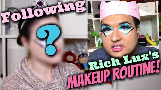 Copying rich lux's makeup routine! omg! Copying rich lux's makeup routine! omg!