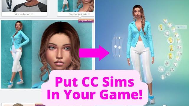 Sims 4 how to: install a cc sim with required objects! Sims 4 how to: install a cc sim with required objects!