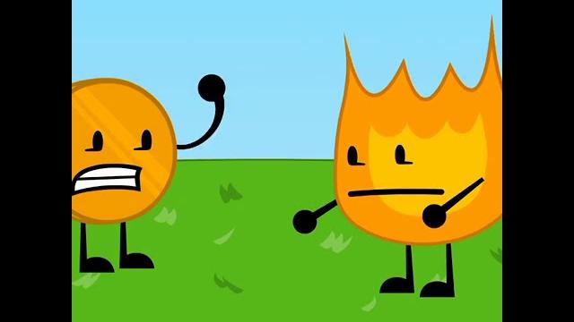 Coiny and firey slapping each other Coiny and firey slapping each other