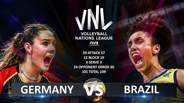 Germany vs brazil | women's vnl 2025 Germany vs brazil | women's vnl 2025