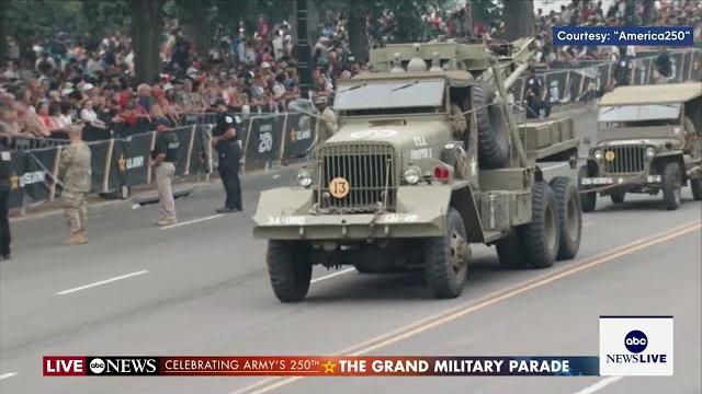 Washington d.c. military parade is estimated to cost up to $45 million as tanks hit the streets Washington d.c. military parade is estimated to cost up to $45 million as tanks hit the streets