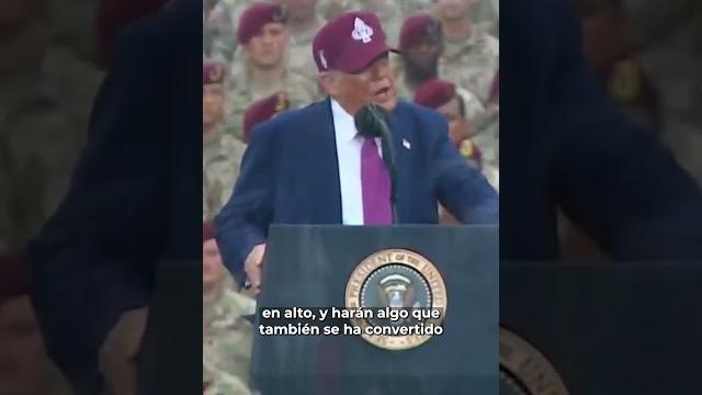 Allí donde haya peligro, estará el ejército de eu: donald trump. #latinus #informaciónparati Allí donde haya peligro, estará el ejército de eu: donald trump. #latinus #informaciónparati