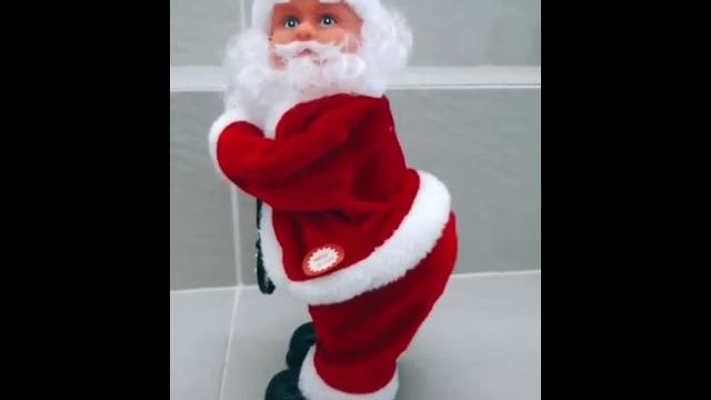 Papai noel dançando Papai noel dançando