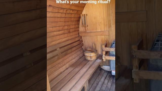 Morning rituals, stress relief and meditation ️ #selfcare #sauna #almostheaven #meditation Morning rituals, stress relief and meditation ️ #selfcare #sauna #almostheaven #meditation
