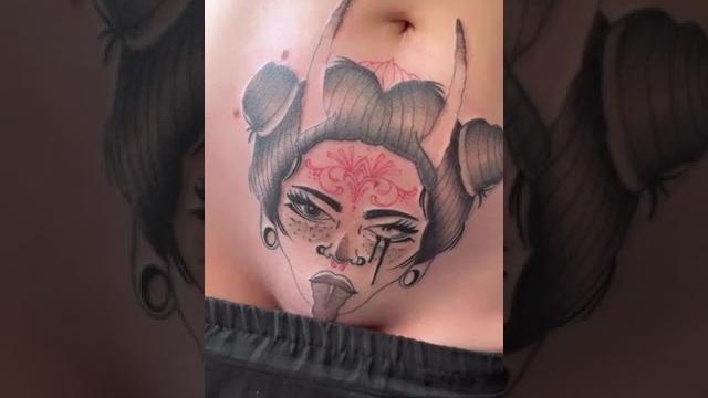 Seductive pussy tattoo #shorts #tattoo Seductive pussy tattoo #shorts #tattoo