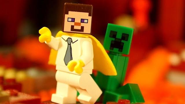 Супер стив :) мультфильм лего майнкрафт нуб против про - lego minecraft survival animation Супер стив :) мультфильм лего майнкрафт нуб против про - lego minecraft survival animation