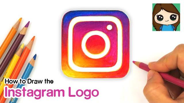 How to draw the instagram logo How to draw the instagram logo
