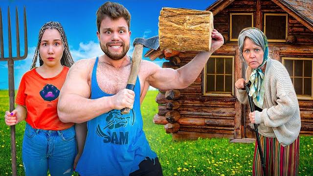 24 часа в деревне у бабушки! 24 часа в деревне у бабушки!