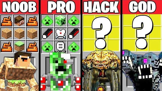 Minecraft battle: super boss crafting challenge - noob vs pro vs hacker vs god ~ minecraft animation Minecraft battle: super boss crafting challenge - noob vs pro vs hacker vs god ~ minecraft animation