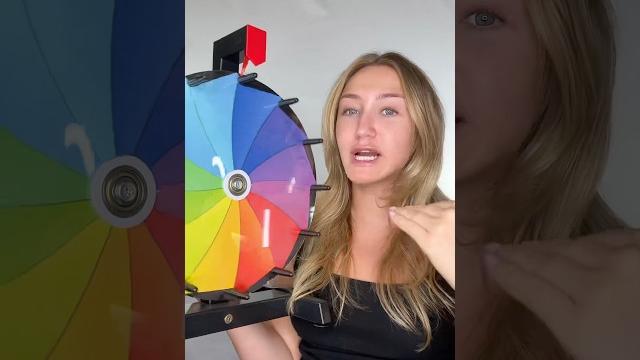 Letting this wheel choose my makeup routine #makeupshorts #makeupchallenge #beautychallenge Letting this wheel choose my makeup routine #makeupshorts #makeupchallenge #beautychallenge