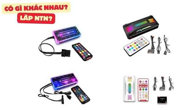 Sự khác nhau giữa các bộ hub coolmoon - hướng dẫn lắp đặt và sử dụng các loại hub cho fan led Sự khác nhau giữa các bộ hub coolmoon - hướng dẫn lắp đặt và sử dụng các loại hub cho fan led
