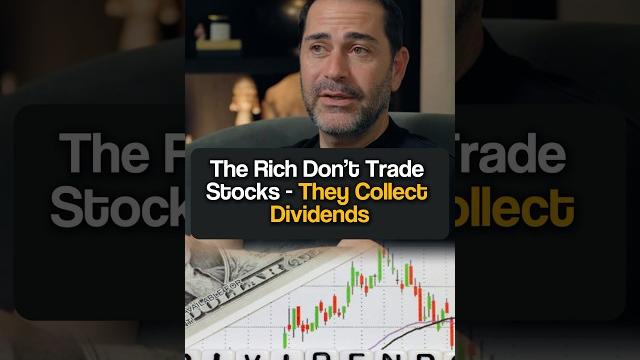 While you trade, the rich collect dividends ️ While you trade, the rich collect dividends ️