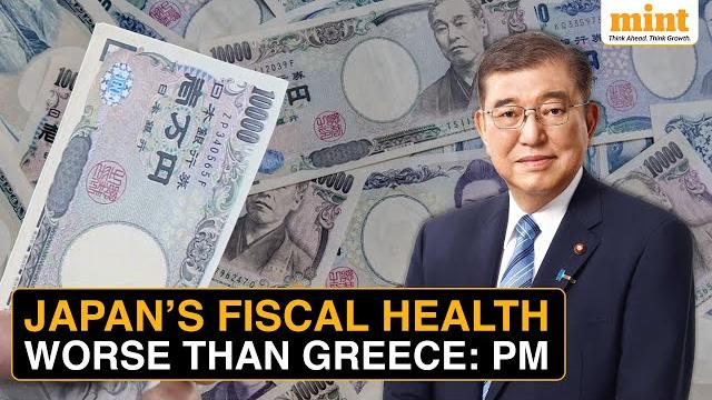 Japan pm ishiba sounds alarm over country’s financial situation, compares fiscal health with greece Japan pm ishiba sounds alarm over country’s financial situation, compares fiscal health with greece