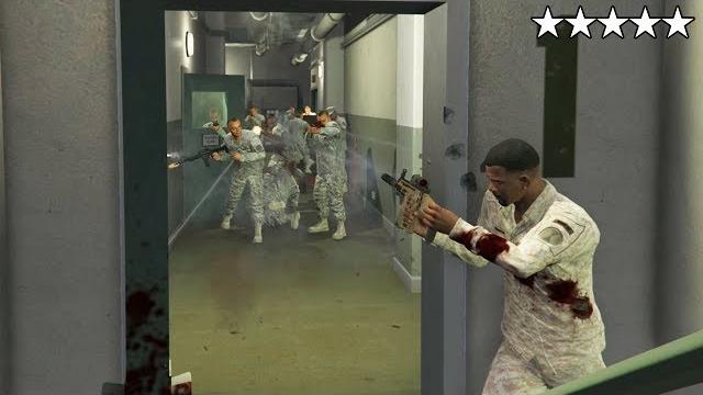 Gta 5 - army franklin vs military base! (epic five star war) Gta 5 - army franklin vs military base! (epic five star war)