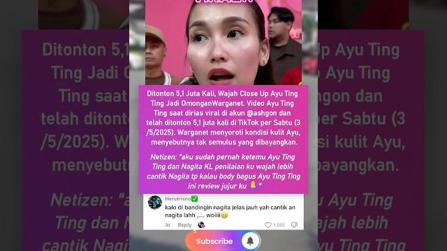 Lagi lagi ayu ting ting dibandingkan dengan nagita slavina #trending #ayutingting #viralvideo #fyp Lagi lagi ayu ting ting dibandingkan dengan nagita slavina #trending #ayutingting #viralvideo #fyp