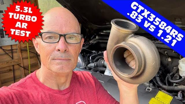 Low buck gtx3584rs turbo a/r test. .83 vs 1.21. 350k 2005 tahoe 5.3l. also tested-gtx3584rs vs g42 Low buck gtx3584rs turbo a/r test. .83 vs 1.21. 350k 2005 tahoe 5.3l. also tested-gtx3584rs vs g42