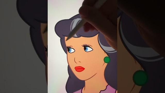 Cinderella transforms in lady tremaine #disney #transformation #art #glowup #artist #cinderella Cinderella transforms in lady tremaine #disney #transformation #art #glowup #artist #cinderella