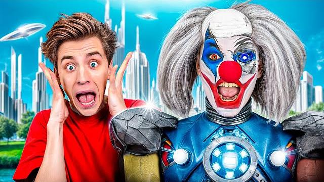 Клоун а4 из будущего ! Клоун а4 из будущего !