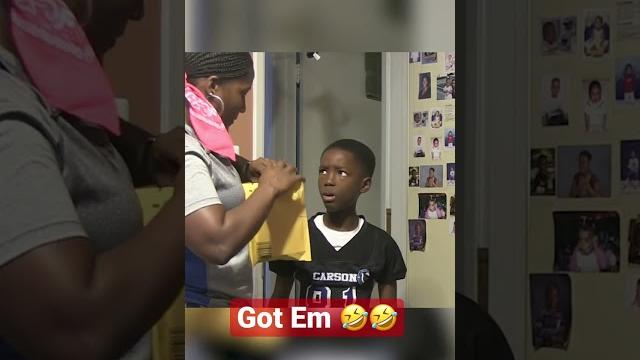 Mom pranks son in the best way ️ #shorts Mom pranks son in the best way ️ #shorts