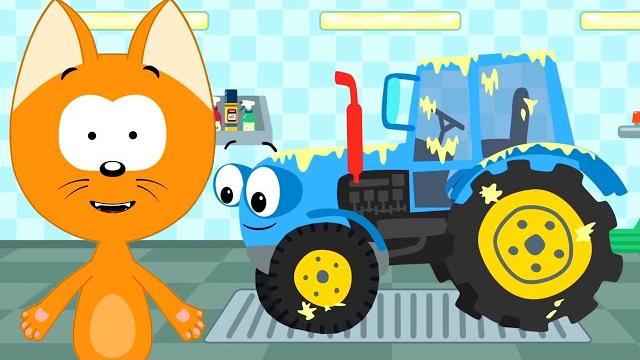 Большой сборник все серии подряд – котенок и автомойка – котэ тв – развивающий мультик про машинки Большой сборник все серии подряд – котенок и автомойка – котэ тв – развивающий мультик про машинки