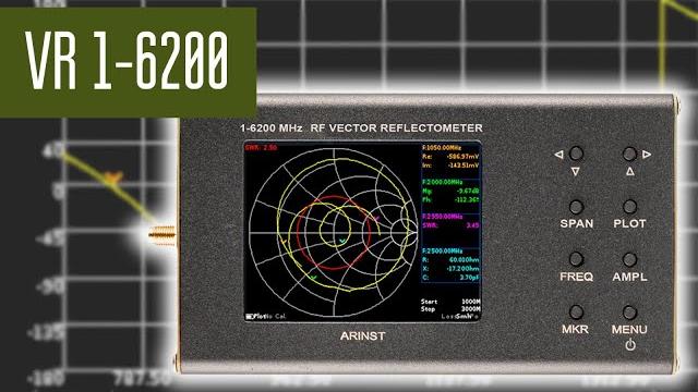 Arinst vr 1-6200. векторный анализатор цепей. антенный анализатор для частот от кв до 6 ггц Arinst vr 1-6200. векторный анализатор цепей. антенный анализатор для частот от кв до 6 ггц