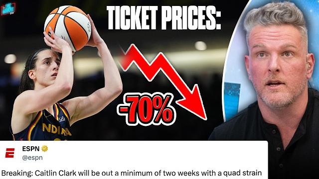 Wnba's worst nightmare? caitlin clark out "at least 2 weeks" for quad strain | pat mcafee show Wnba's worst nightmare? caitlin clark out "at least 2 weeks" for quad strain | pat mcafee show