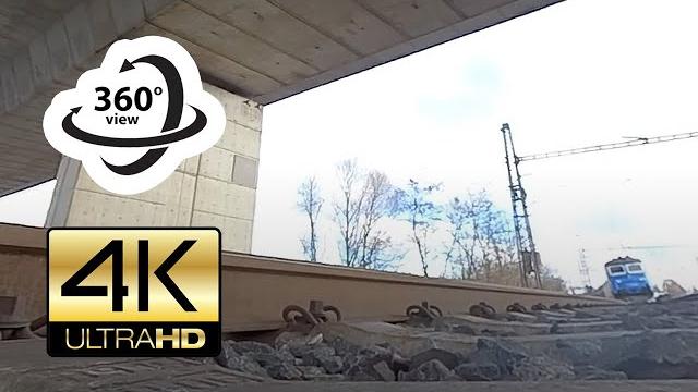 360° camera under train (4k) 360° camera under train (4k)