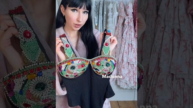 This vintage bodysuit is giving madonna #shorts This vintage bodysuit is giving madonna #shorts