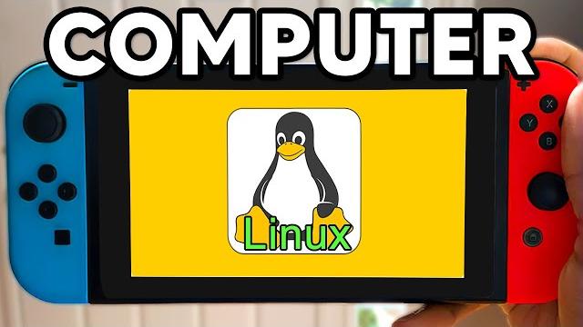 I put linux on my nintendo switch! I put linux on my nintendo switch!
